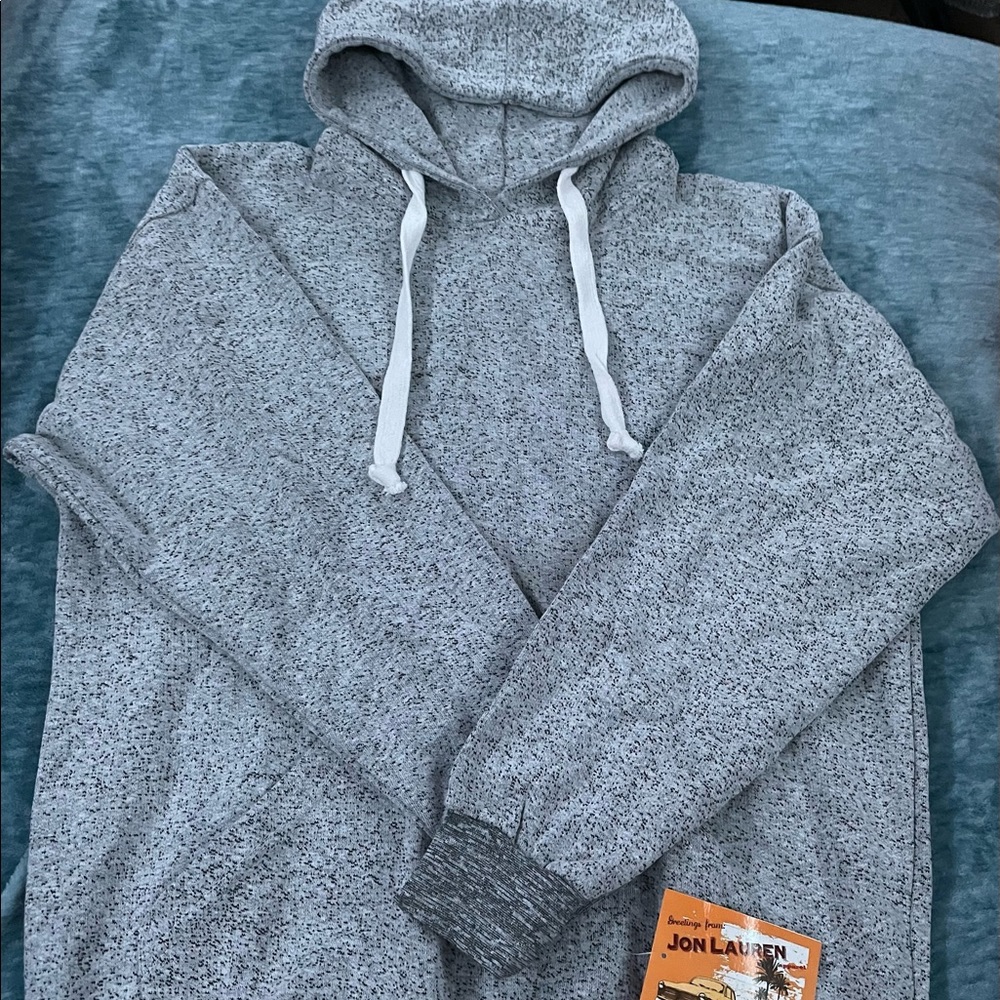 Light Grey Speckled Hoodie